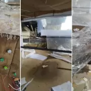 El carruaje de un colegio se mojó con la lluvia: piden ayuda urgente para reparar los daños