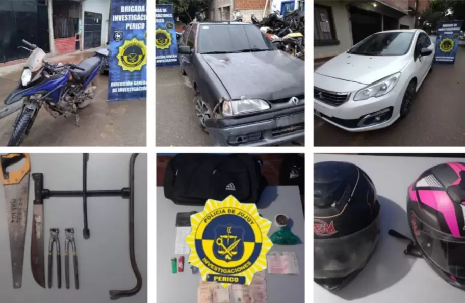 secuestro de elementos salideras bancarias en perico