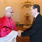 El papa León XIV se reunió con el presidente de Israel en el Vaticano