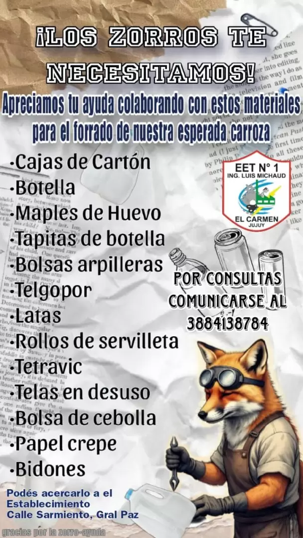 materiales esc técnica de el carmen