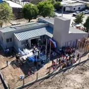 El gobernador Sadir inauguró el Jardín Infantil N° 73 en Fraile Pintado