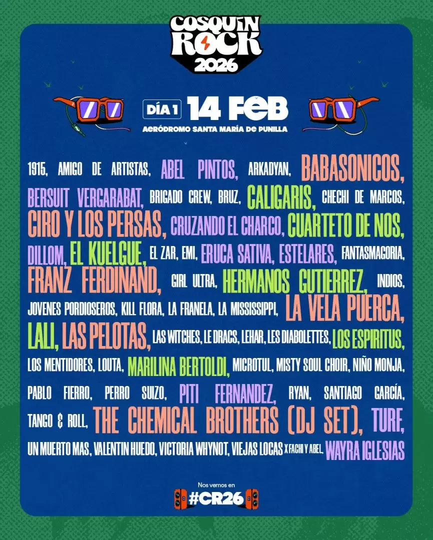 cosquin rock grilla 14 de febr