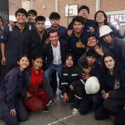 Sadir visitó los canchones de "Las Panteras" y de "Los Loros"