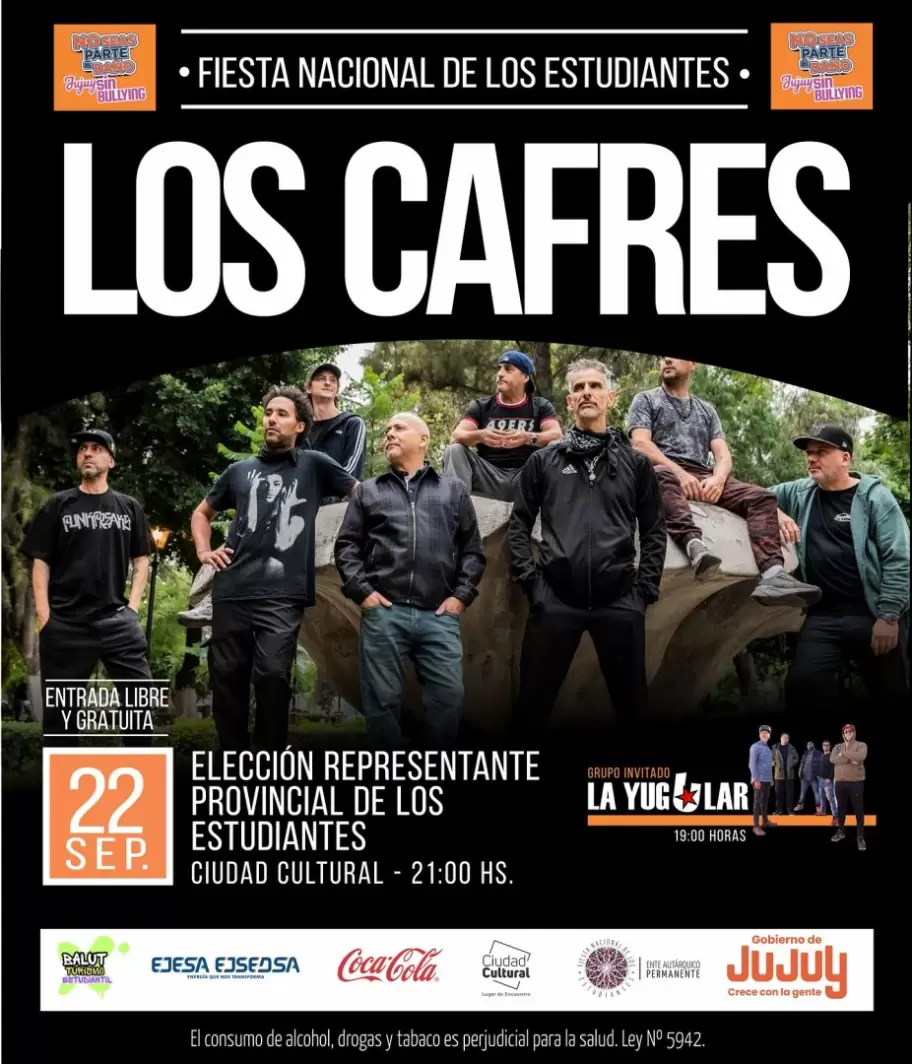 La Elecci�n de la Representante Provincial contar� con el show de La Yugular Reggae y Los Cafres