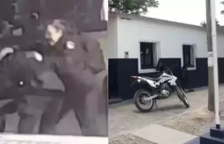 pelea comisaria rodeito