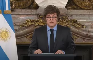 javier milei cadena nacional