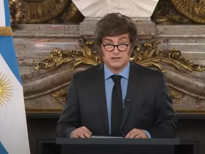 javier milei cadena nacional