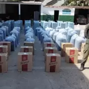 Ledesma: secuestraron una tonelada de hojas de coca y 55 mil paquetes de cigarrillos de contrabando