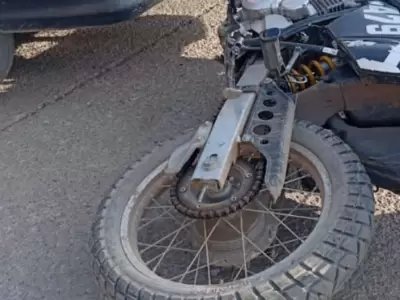 Arrestaron a dos sujetos por consumir alcohol y atropellar a un polic�a en Perico