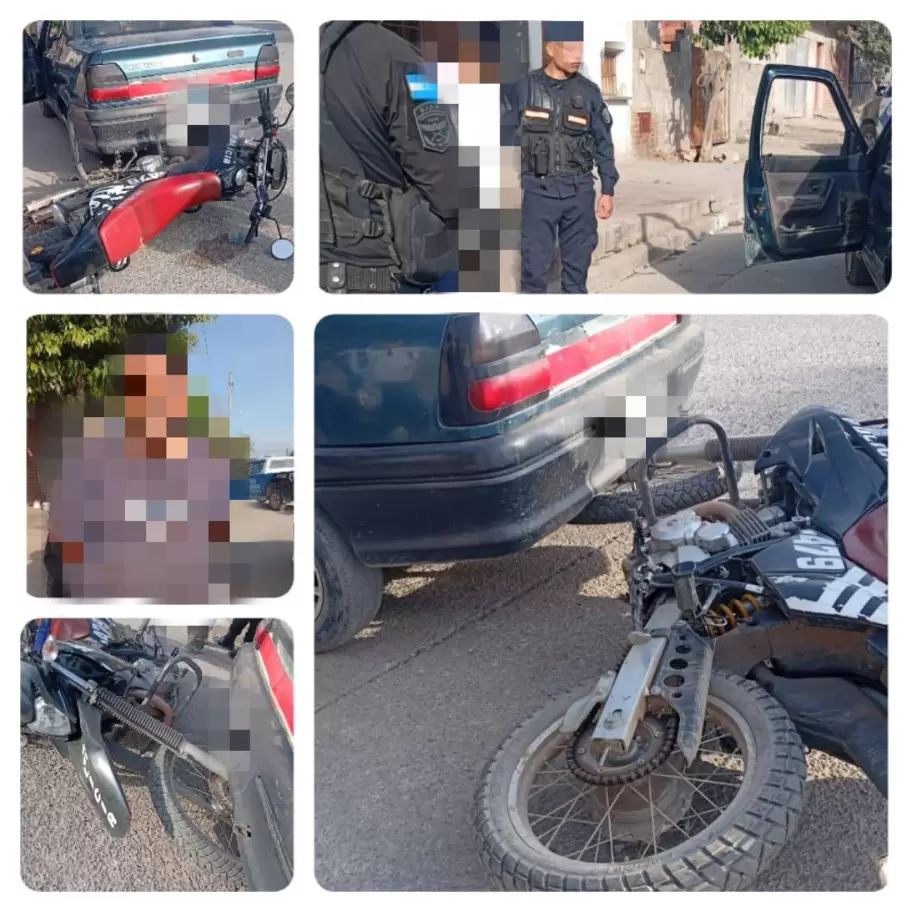 Arrestaron a dos sujetos por consumir alcohol y atropellar a un policía en Perico
