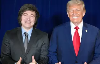 milei y donald trump