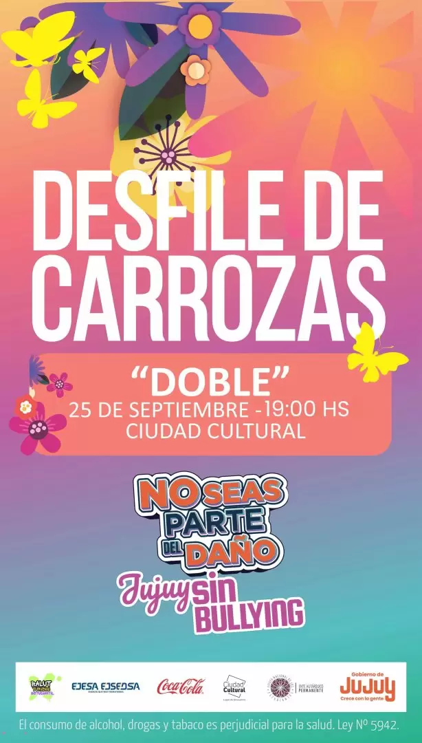cambio de horario desfile doble 25 de septiembre