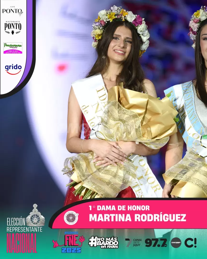 coronadas elección nacional 1 dama de honor