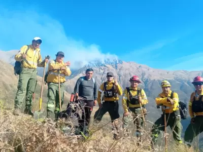 brigadistas cerro azul