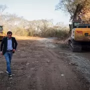 El gobernador Carlos Sadir recorrió las obras de la Ruta Provincial N°56 en Carahunco