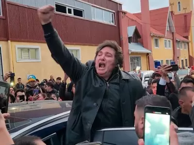 Milei en Ushuaia