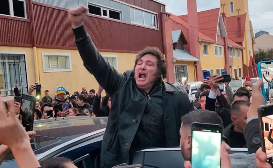 Milei en Ushuaia