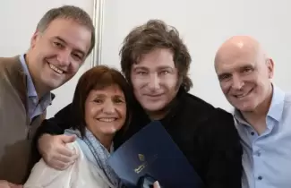 manuel adorni patricia bullrich javier milei jose luis espert