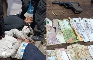 dos j�venes armados fueron arrestados en persecuci�n en alto comedero