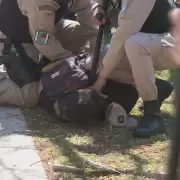 Tras los incidentes en Santa Fe, Milei suspendió su acto de campaña y viajó a Entre Ríos