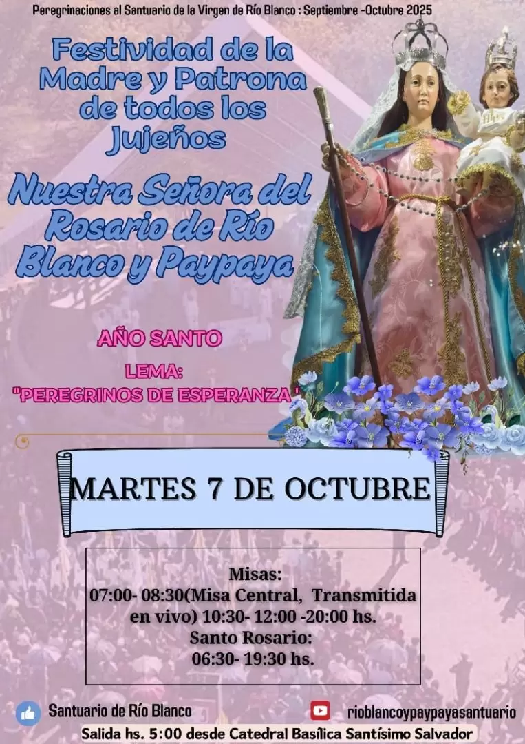 Actividades por el Día de la Virgen de Río Blanco