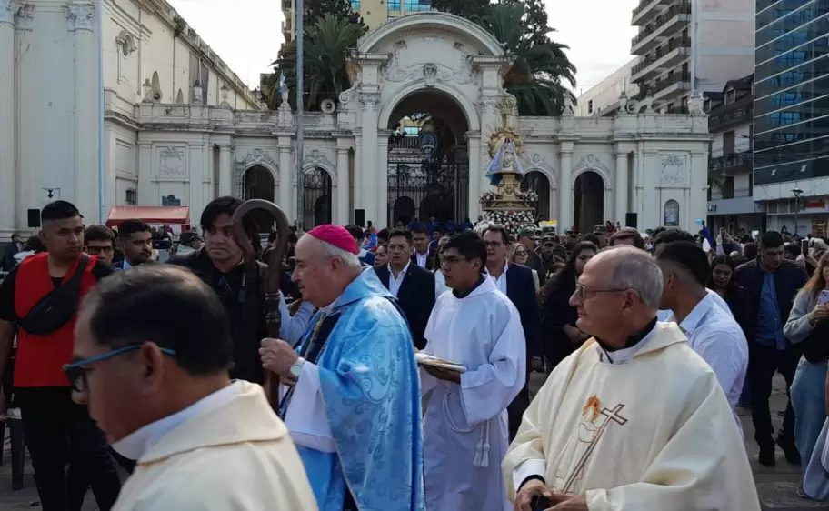 procesión virgen de rio blanco