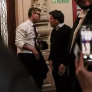 Facundo Manes denunció a Martín Menem por amenazas en los pasillos del Congreso y el libertario lo desmintió