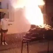 Un experimento explotó en una feria de Ciencias en Pergamino y una nena está grave