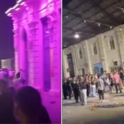 Un demorado por los incidentes en el Centro Cultural Manuel Belgrano
