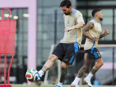 messi entrenamiento