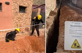 soterramiento de cables en purmamarca