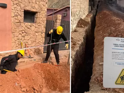 soterramiento de cables en purmamarca