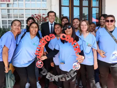el gobernador sadir lanzo la campana provincial de prevencion del dengue
