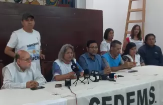 conferencia de prensa gremios docentes