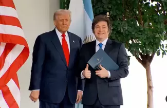 milei y trump encuentro 14 de oct
