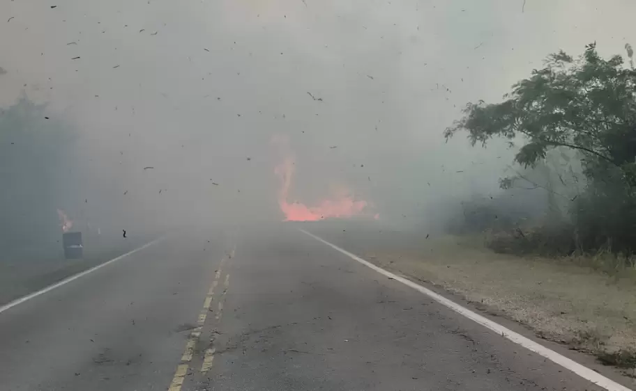 incendio en caimancito