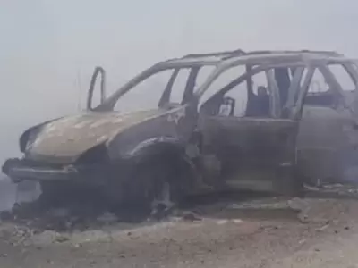 auto incendiado remisero