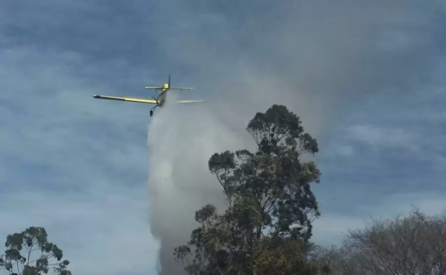 incendios forestales que afectan los departamentos de ledesma y santa bárbara