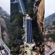 China sorprende al mundo: inauguró las escaleras mecánicas más largas del mundo al aire libre