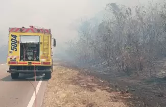 Incendio forestal en Jujuy