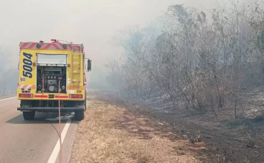 Incendio forestal en Jujuy