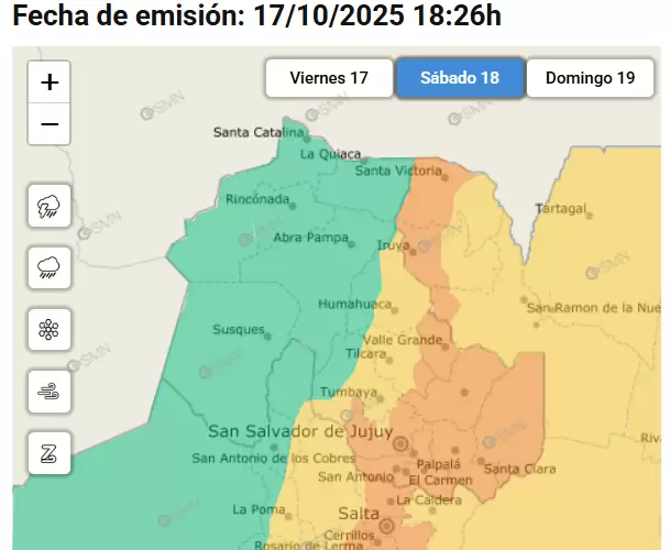 alerta sabado