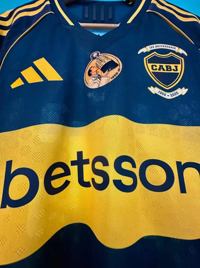 la camiseta que vestir� boca frente a belgrano.