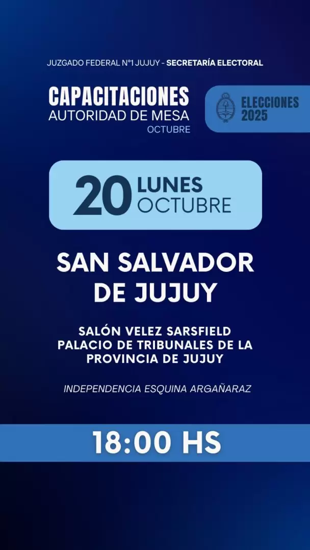 capacitación autoridades de mesa