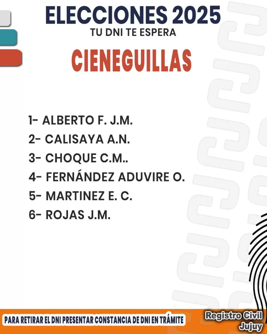 retiro de dni registro civil