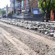 Comenz� una nueva etapa de pavimentaci�n en la avenida Hip�lito Yrigoyen