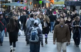 Gente en la calle