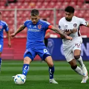 A Lanús se lo empataron sobre el final en un polémico partido ante Universidad de Chile por la Copa Sudamericana