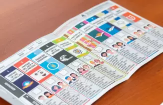 boleta �nica de papel