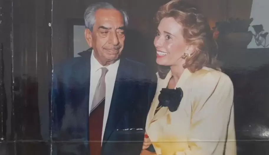 Horacio Guzmán, exgobernador de Jujuy, junto a su Cristina Guzmán
